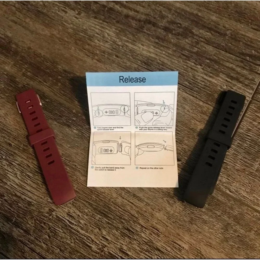 Fitbit Inspire Silicone Replacement Wristbands Size Small